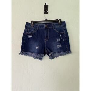 Women Medium 30” Waist Distressed Jean Shorts.